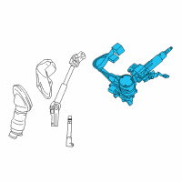 OEM 2010 Toyota RAV4 Column Assembly Diagram - 45250-42291