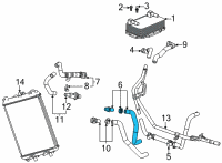 OEM 2020 Chevrolet Corvette Outlet Hose Diagram - 84369153