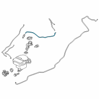 OEM 2014 Honda CR-Z Tube (730MM) Diagram - 76875-SZT-A01