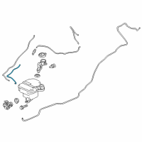 OEM 2016 Honda Fit Tube (4X7X490) Diagram - 76892-T5R-A01