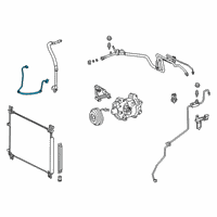 OEM Lexus RX350L Hose Sub-Assembly, DISCH Diagram - 88703-0E150