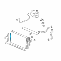 OEM 2000 Buick LeSabre Tank Asm, Radiator Inlet Diagram - 52487182