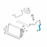 OEM 2004 Pontiac Bonneville Upper Hose Diagram - 25721594