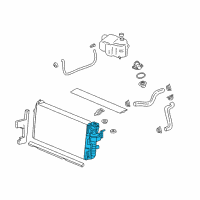 OEM 2001 Pontiac Bonneville Tank Asm, Radiator Outlet Diagram - 52491810