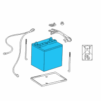 OEM 2000 Toyota Land Cruiser TRUESTART Battery Gr Diagram - 00544-27060-675