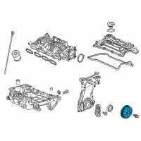 OEM 2020 Honda CR-V Pulley Complete Crank Diagram - 13810-59B-003