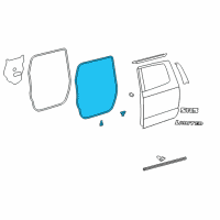 OEM 2015 Toyota Tundra Surround Weatherstrip Diagram - 67872-0C040