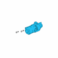 OEM 1997 Oldsmobile Aurora Starter Diagram - 10465294