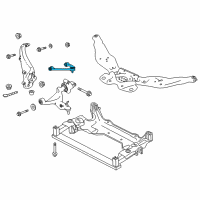 OEM 2015 Infiniti Q60 Front Left Upper Suspension Link Complete Diagram - 54525-JL00C