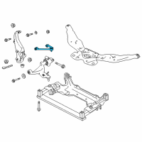 OEM 2020 Infiniti Q60 Front Left Upper Suspension Link Complete Diagram - 54525-JL00C