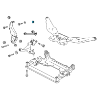 OEM 2017 Infiniti QX70 Nut Diagram - 55269-AL51C