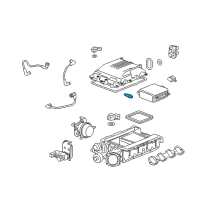 OEM Chevrolet Corvette Sensor Diagram - 12614717