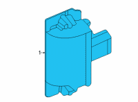 OEM 2022 Ford Bronco License Lamp Diagram - HL3Z-13550-A