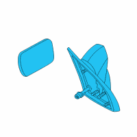 OEM Pontiac Aztek Mirror Assembly Diagram - 10322467