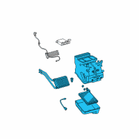 OEM 2013 Toyota Yaris Evaporator Assembly Diagram - 87050-52063