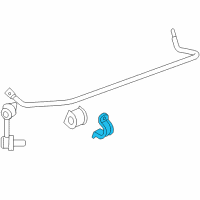 OEM Saturn Clamp-Rear Stabilizer Shaft Insulator Diagram - 25855624