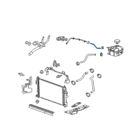 OEM Cadillac XTS Overflow Hose Diagram - 22962116