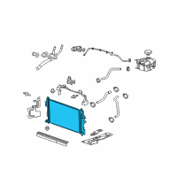 OEM Chevrolet Malibu Radiator Diagram - 23453634