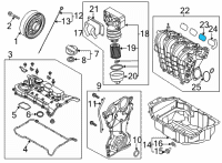 OEM Hyundai Gasket-Port FKM Diagram - 28313-2J300