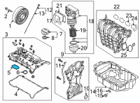OEM 2022 Hyundai Sonata Gasket-Fuel Pump Diagram - 22442-2JHA0