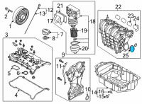 OEM 2020 Hyundai Sonata Gasket-Throttle Body Diagram - 28312-2J300