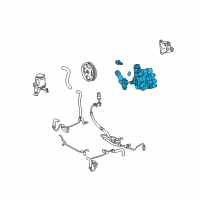 OEM 2004 Toyota 4Runner Power Steering Pump Diagram - 44320-35610