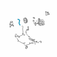 OEM 2005 Lexus GX470 Oil Reservoir To Pump Hose, No.1 Diagram - 44348-35250