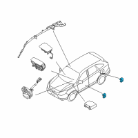 OEM 2012 Hyundai Veracruz Sensor Assembly-Side Impact Diagram - 95920-3J000