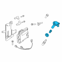 OEM 2018 Ford Transit-250 Ignition Coil Diagram - 7T4Z-12029-F