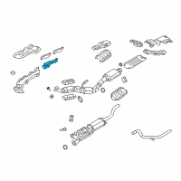 OEM 2004 Ford Explorer Heat Shield Diagram - 1L2Z-9Y427-AA