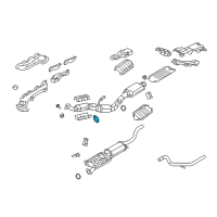 OEM 2002 Ford Explorer Converter & Pipe Gasket Diagram - 1L2Z-5N226-BA