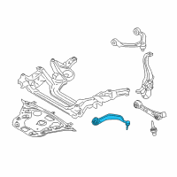 OEM 2018 BMW 740e xDrive Mount Tension Strut, Left Diagram - 31-10-6-861-157