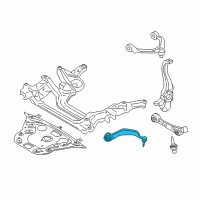 OEM 2021 BMW 740i xDrive Mount Tension Strut, Left Diagram - 31-10-6-861-157