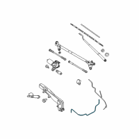 OEM 2015 Nissan Xterra Hose-Washer Diagram - 28975-9CF0A
