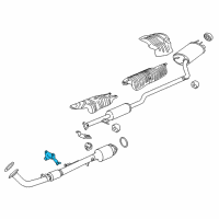 OEM Honda Accord Stay, Exh Diagram - 18213-T3Z-A01