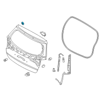 OEM 2007 Hyundai Tiburon Plug Diagram - 17313-20000