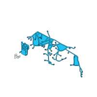 OEM Hyundai Wiring Assembly-Main Diagram - 91108-0W322