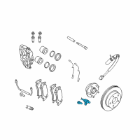 OEM 2006 Dodge Ram 1500 Sensor-Anti-Lock Brakes Diagram - 5183003AC