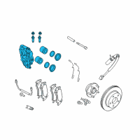 OEM 2006 Dodge Ram 1500 CALIPER-Disc Brake Diagram - 5143398AA