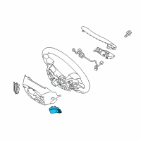 OEM 2015 Hyundai Sonata Paddle Shift Switch Assembly, Left Diagram - 96770-C2000