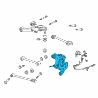 OEM 2014 Acura RLX Knuckle, Left Rear Diagram - 52215-TY3-A00