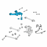 OEM Acura RLX Arm, Right Rear (Upper) Diagram - 52510-TY3-A01