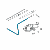 OEM 2006 BMW X3 Metal Tube, Corrugated Diagram - 61-68-3-404-587