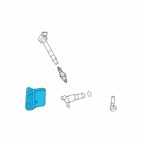 OEM 2009 Toyota Land Cruiser ECM Diagram - 89661-60G66