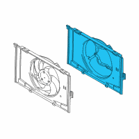 OEM 2015 BMW i3 Fan Shroud Diagram - 67-32-7-646-079