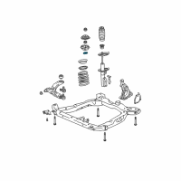 OEM 2004 Saturn Ion Bearing, Front Suspension Strut Mount Diagram - 22687774