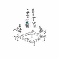 OEM Chevrolet Cobalt Insulator, Front Spring Upper Diagram - 22687776