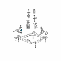 OEM 2005 Saturn Ion Stud Kit-Front Lower Control Arm Ball Diagram - 15856323