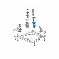 OEM 2003 Saturn Ion Strut Diagram - 22707167