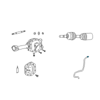 OEM 2006 Jeep Liberty Vent-Axle Diagram - 52104552AB